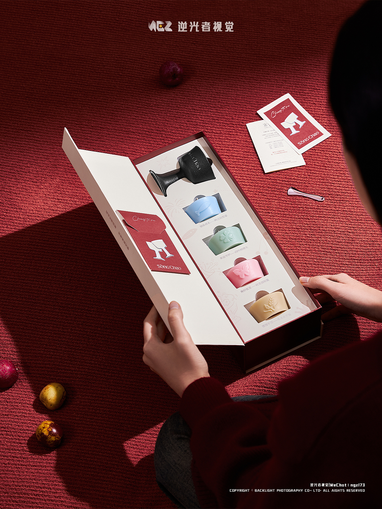 香薰蜡烛新年礼盒/宋朝香薰 X 逆光者视觉（图ZNDAwNzY3NzQ0） - 产品摄影 - 站酷设计师逆小光香薰摄影原创素材 - 站酷ZCOOL