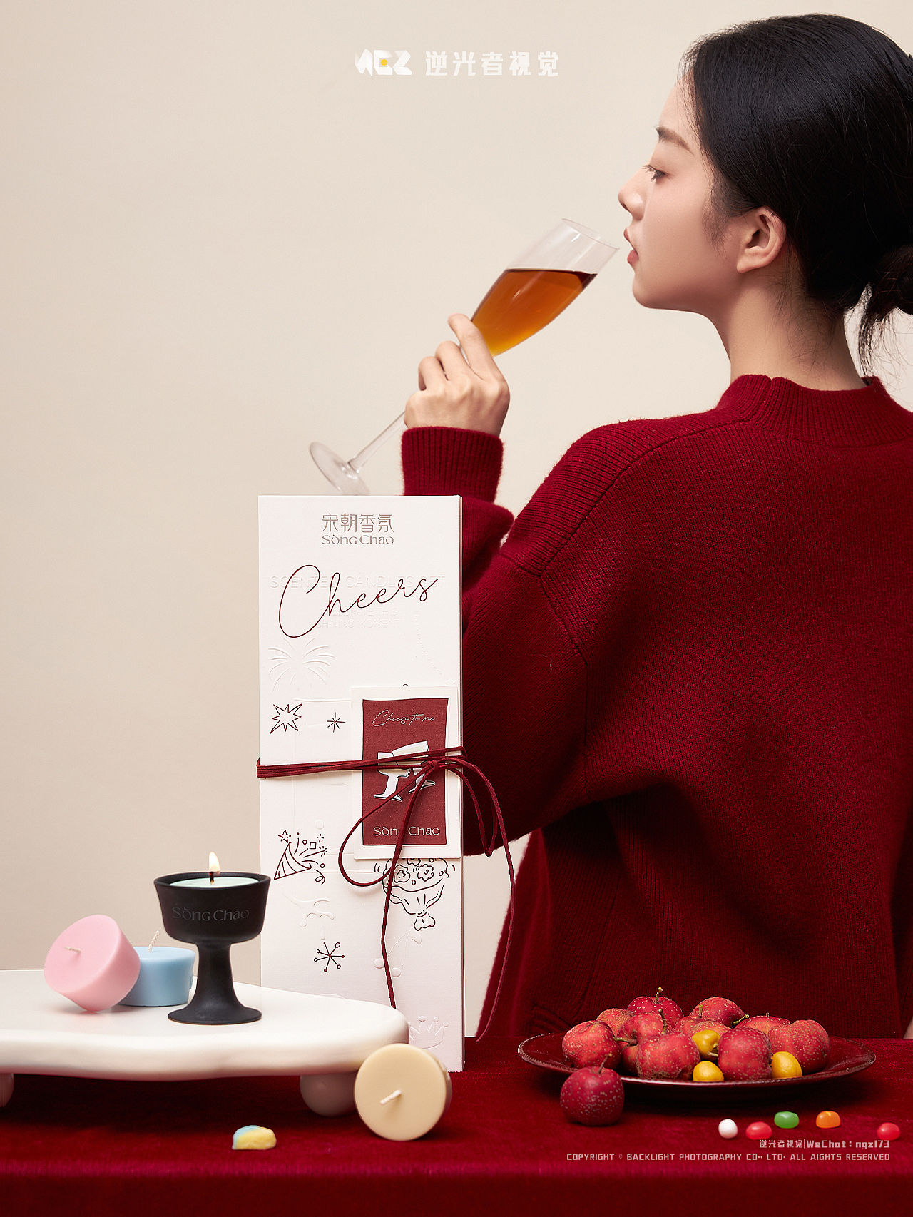 香薰蜡烛新年礼盒/宋朝香薰 X 逆光者视觉（图ZNDAwNzY3NzUy） - 产品摄影 - 站酷设计师逆小光香薰摄影原创素材 - 站酷ZCOOL