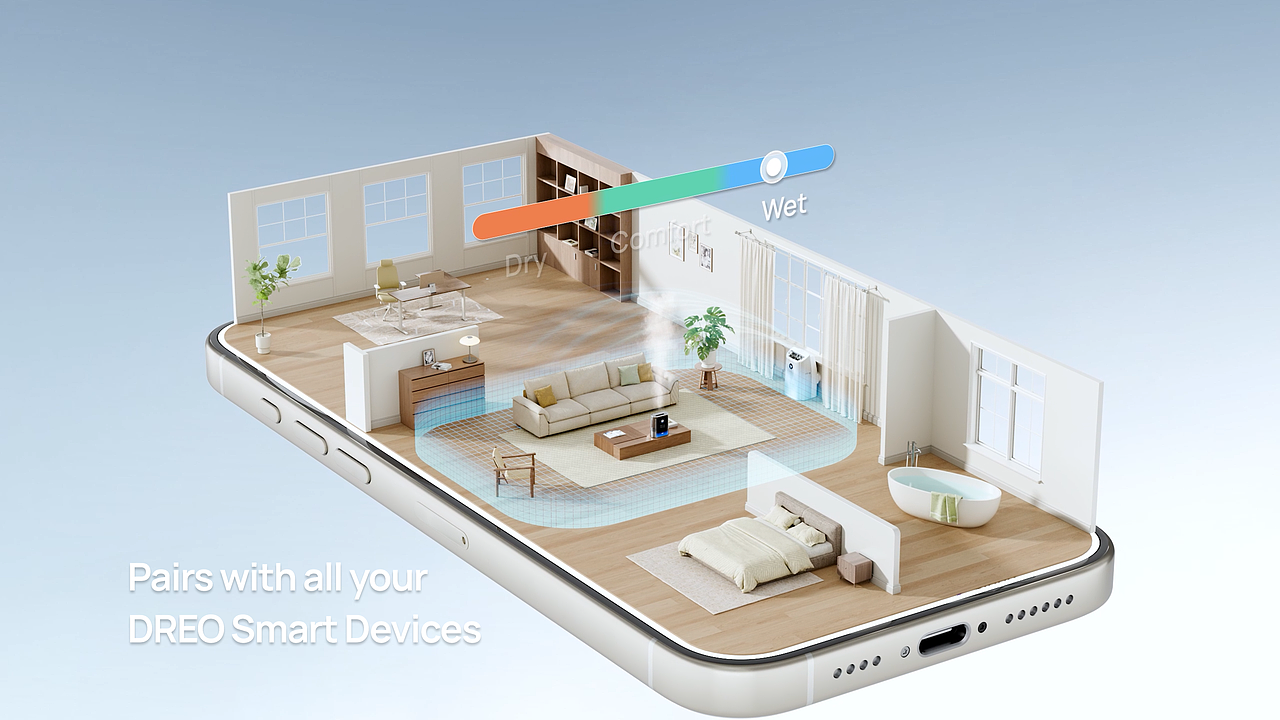 DREO｜HM717S 加湿器海外TVC「三维卖点版」（图ZNDAwNzcwMTMy） - 动画/影视 - 站酷设计师比奇堡的刁民原创素材 - 站酷ZCOOL