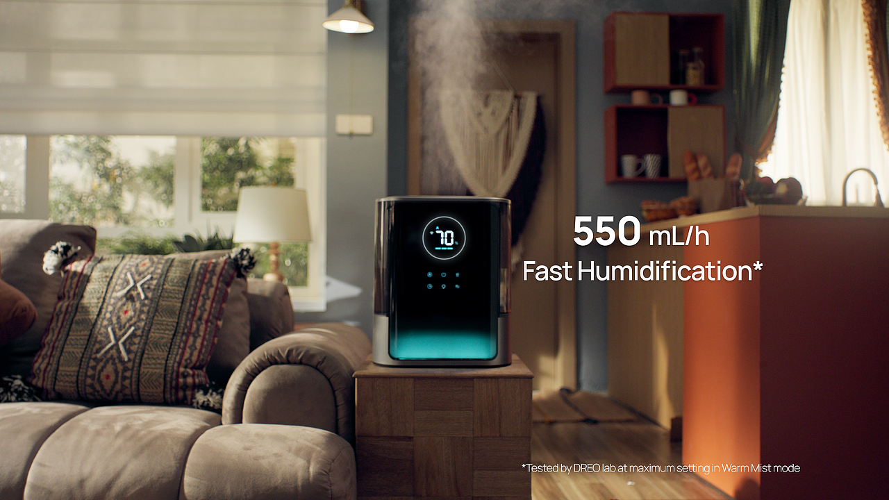 DREO｜HM717S 加湿器海外TVC「三维卖点版」（图ZNDAwNzcwMDk2） - 动画/影视 - 站酷设计师比奇堡的刁民原创素材 - 站酷ZCOOL