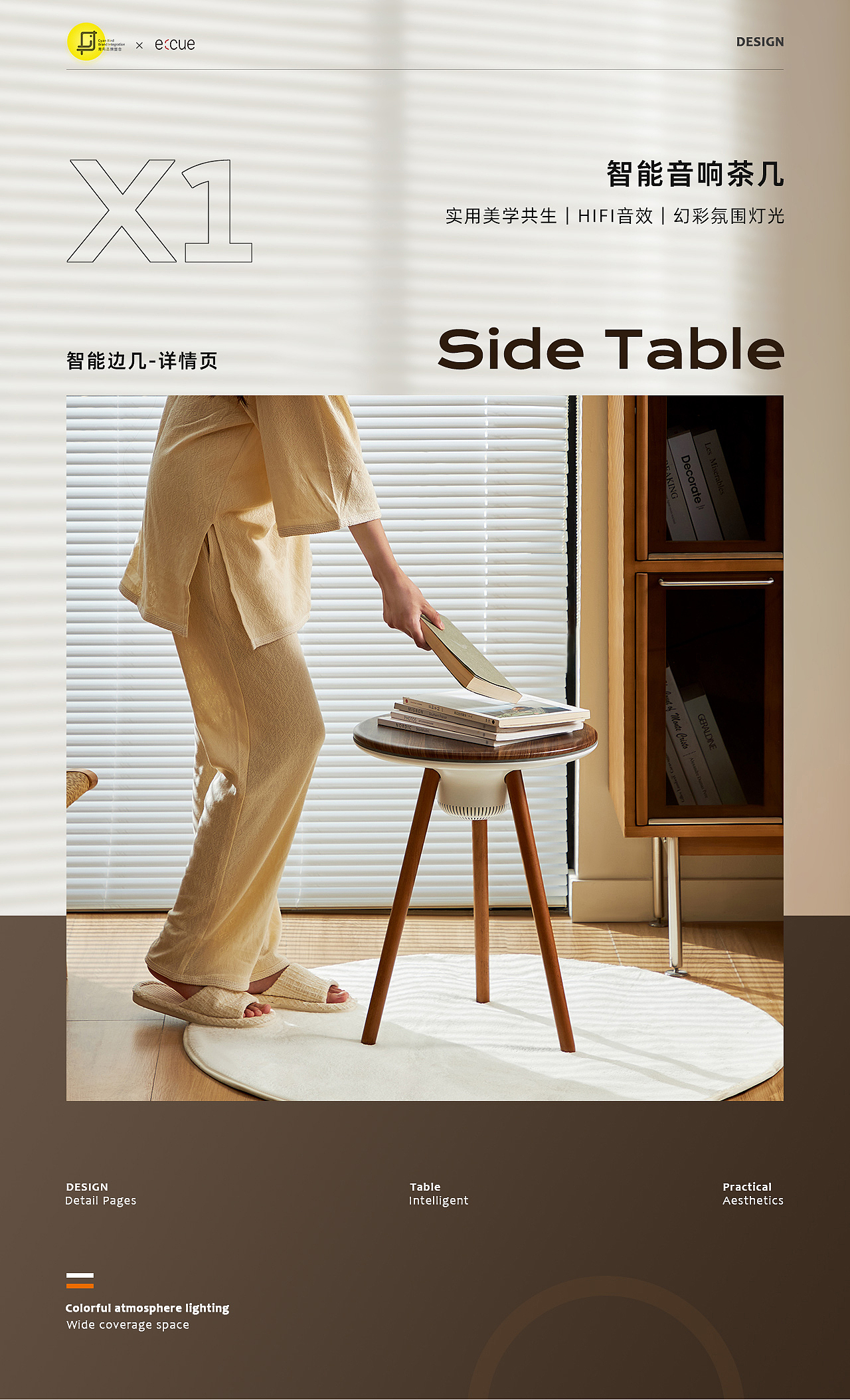 E:cue X 青鸟视觉 X 智能边几 | 详情页分享（图ZNDAwNzcwNjE2） - 电商 - 站酷设计师青鸟品牌整合原创素材 - 站酷ZCOOL