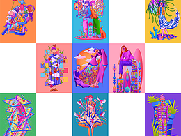 創(chuàng)意人物插畫02