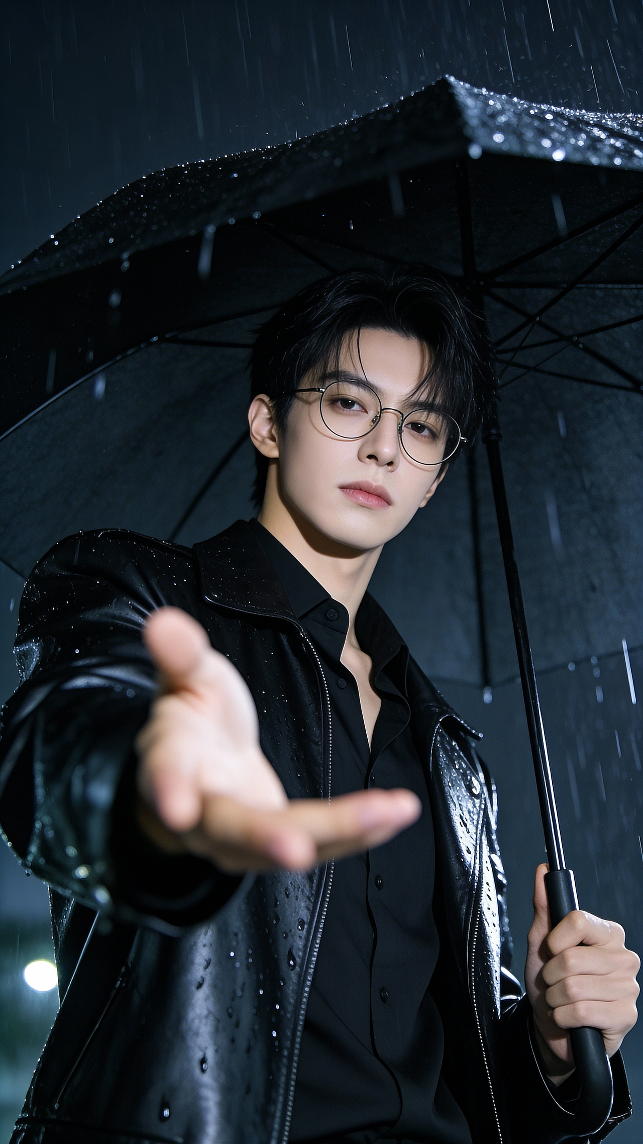 AI真人剧情《雨夜情伤》（图ZNDAwNzc1ODMy） - AI作品 - 站酷设计师廷祥原创素材 - 站酷ZCOOL