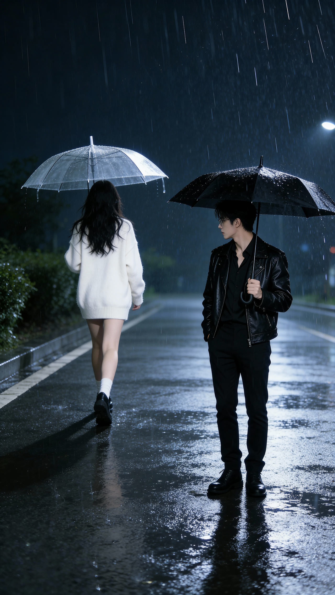 AI真人剧情《雨夜情伤》（图ZNDAwNzc1ODQw） - AI作品 - 站酷设计师廷祥原创素材 - 站酷ZCOOL