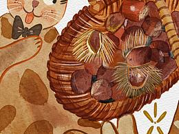 插画｜北平的秋