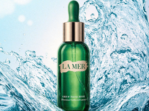 海蓝之谜精华液产品场景图渲染AIGC生成