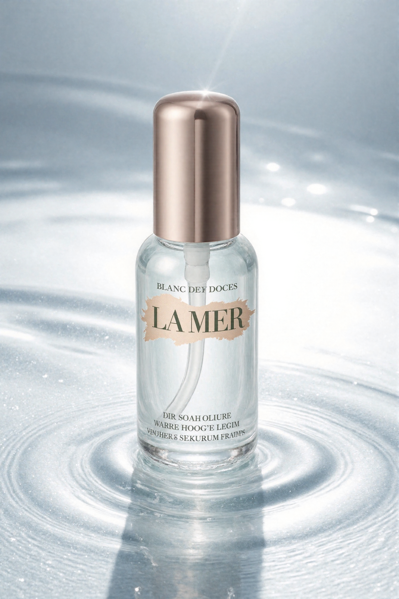 海蓝之谜护肤精华液产品场景图渲染AIGC生成（图ZNDAwNzgxMTM2） - 产品 - 站酷设计师埃迪AI原创素材 - 站酷ZCOOL