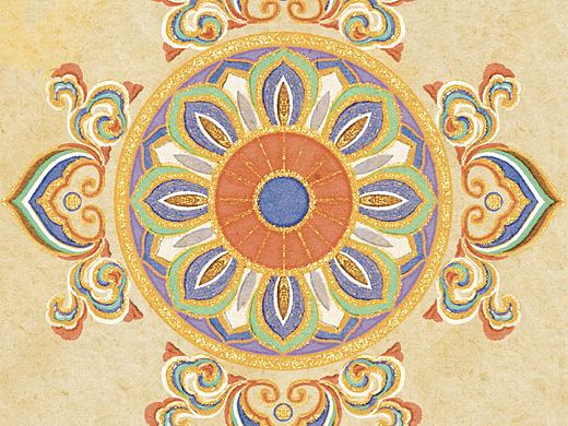 壁画风格的壁纸