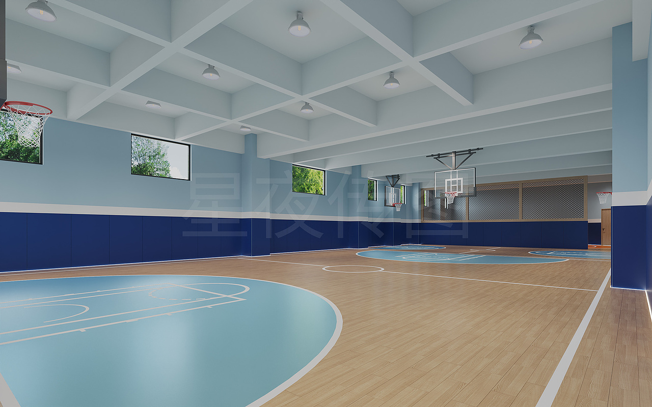 篮球场效果图（图ZNDAwNzg2ODk2） - 其他空间 - 站酷设计师玥玥18119679776原创素材 - 站酷ZCOOL