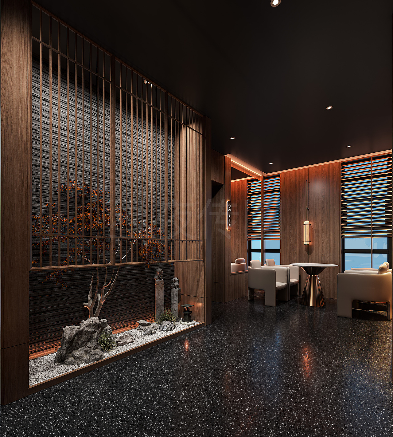 这处宴客空间，把中式雅韵和现代高级焊在了一起（图ZNDAwNzg3MTcy） - 其他 - 站酷设计师星夜_安安原创素材 - 站酷ZCOOL