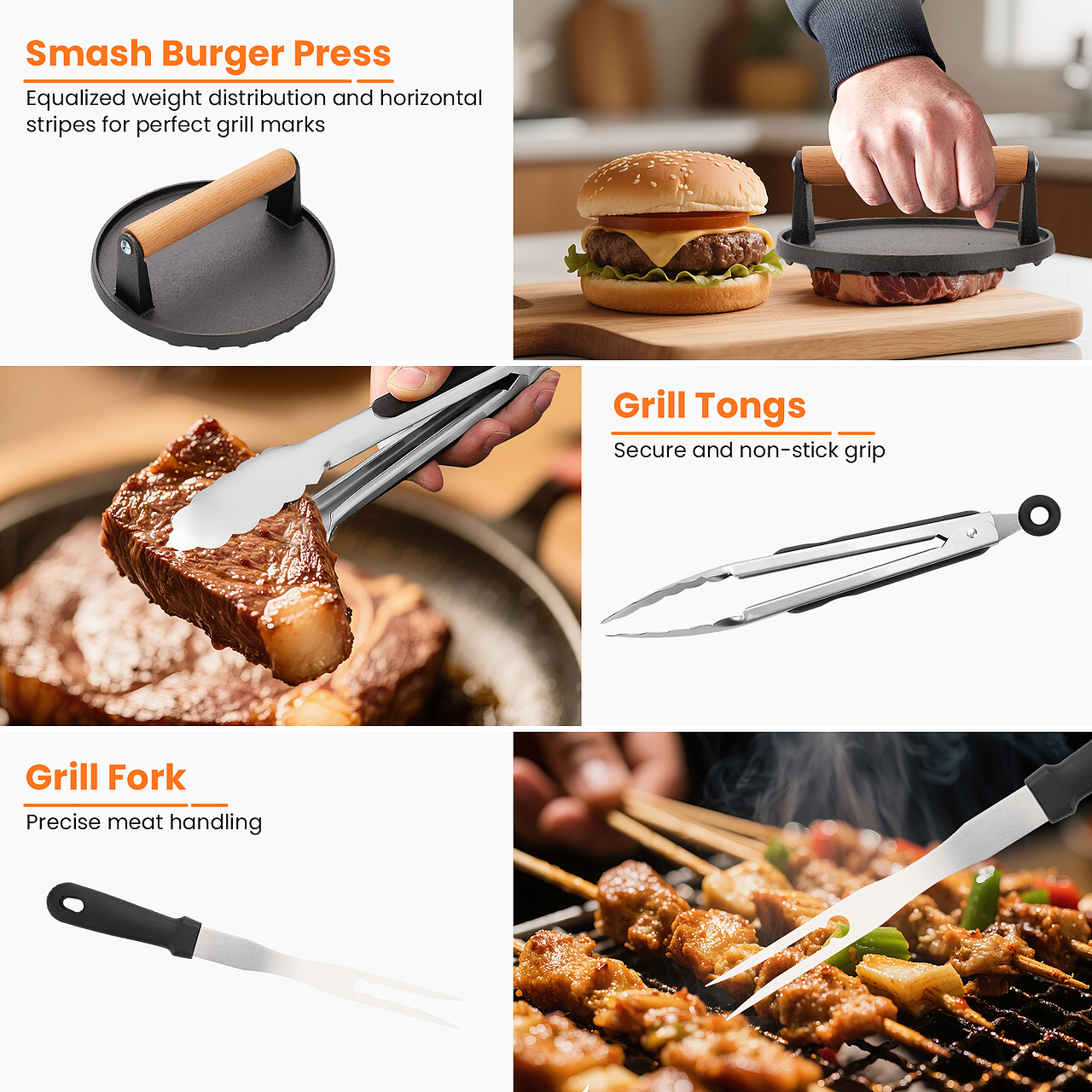 亚马逊主副图设计案例--烧烤配件（图ZNDAwNzg3NzEy） - 电商 - 站酷设计师梦珠原创素材 - 站酷ZCOOL