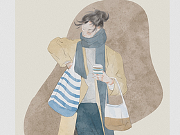 穿風(fēng)衣的女孩子