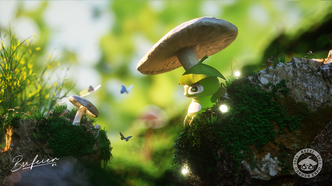 参赛稿——荷芽儿（可转）（图ZNDAwNzk0NzE2） - IP形象 - 站酷设计师布feier原创素材 - 站酷ZCOOL