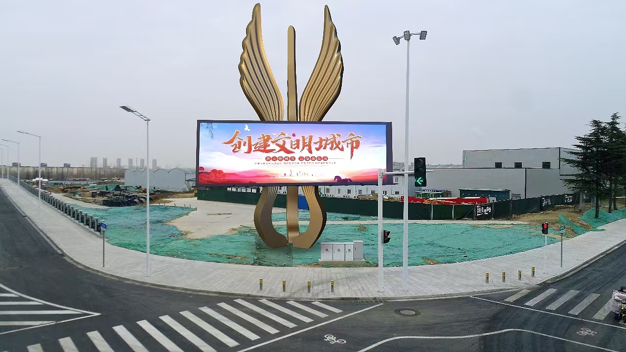 《鳳合鳴》地標(biāo)景觀廣告牌（圖ZNDAwNzk4MzQ0） - 其他空間 - 站酷設(shè)計(jì)師外觀造型設(shè)計(jì)原創(chuàng)素材 - 站酷ZCOOL