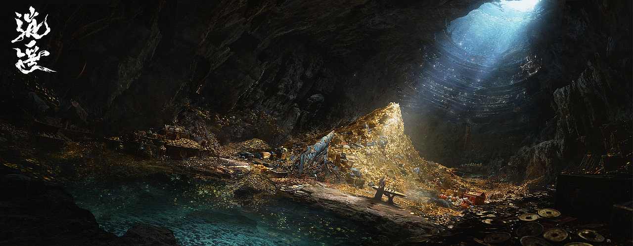 《逍遥》概念设计（图ZNDAwNzk5MzMy） - 设定/分镜 - 站酷设计师花纹_原创素材 - 站酷ZCOOL