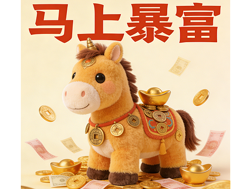 2026🐎，策马向春，万事长安（个人主页-ZNzI5NzcxMTY=） - IP形象 - 站酷设计师核桃马里奥原创素材 - 站酷ZCOOL