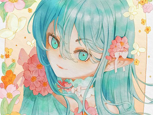 定格一个春天（个人主页-ZNzI5Nzc1NjA=） - 新锐潮流插画 - 站酷设计师小钱钱真可爱原创素材 - 站酷ZCOOL