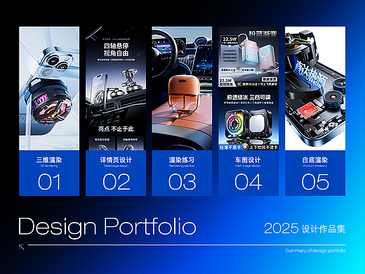 2025年终总结，3C电商作品集