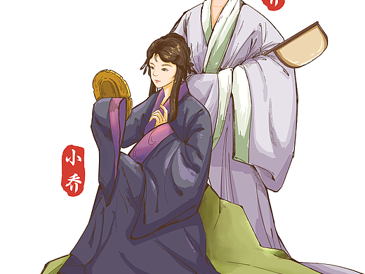 銅雀春深鎖二喬（個人主頁-ZNzI5NzgwODg=） - 概念設(shè)定 - 站酷設(shè)計師大豬哥小豬弟原創(chuàng)素材 - 站酷ZCOOL