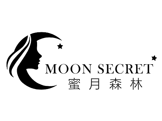 蜜月森林Moon Secret 标志设计 logo设计