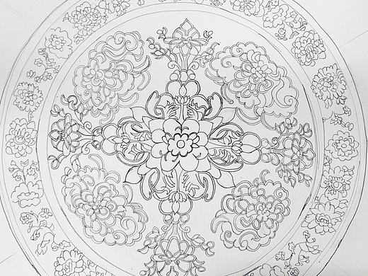 彩釉团花（个人主页-ZNzI5NzkxNjQ=） - 艺术插画 - 站酷设计师昭裕寻途原创素材 - 站酷ZCOOL