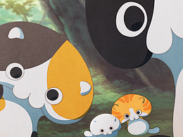 被四朵猫猫菇围攻啦！🍄