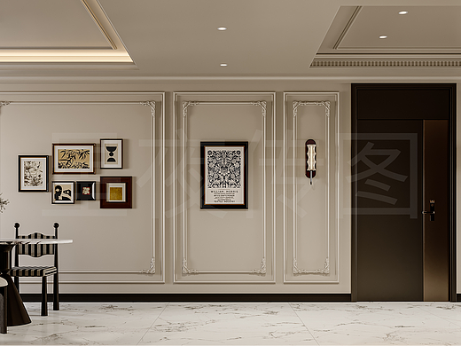 法式風(fēng)效果圖案例（個人主頁-ZNzI5ODAwMjg=） - 家裝設(shè)計 - 站酷設(shè)計師設(shè)計雪雪子原創(chuàng)素材 - 站酷ZCOOL