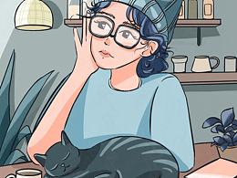 慵懒的午后，适合一个人静静的发呆