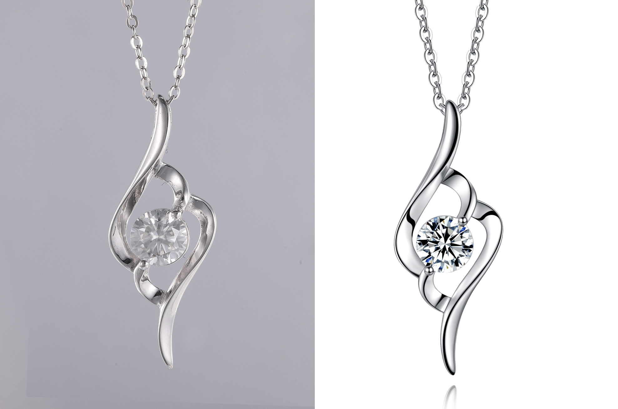 珠宝修图-光面银饰吊装修图（图ZNDAwODQwNzc2） - 产品摄影 - 站酷设计师修图师黑鱼原创素材 - 站酷ZCOOL