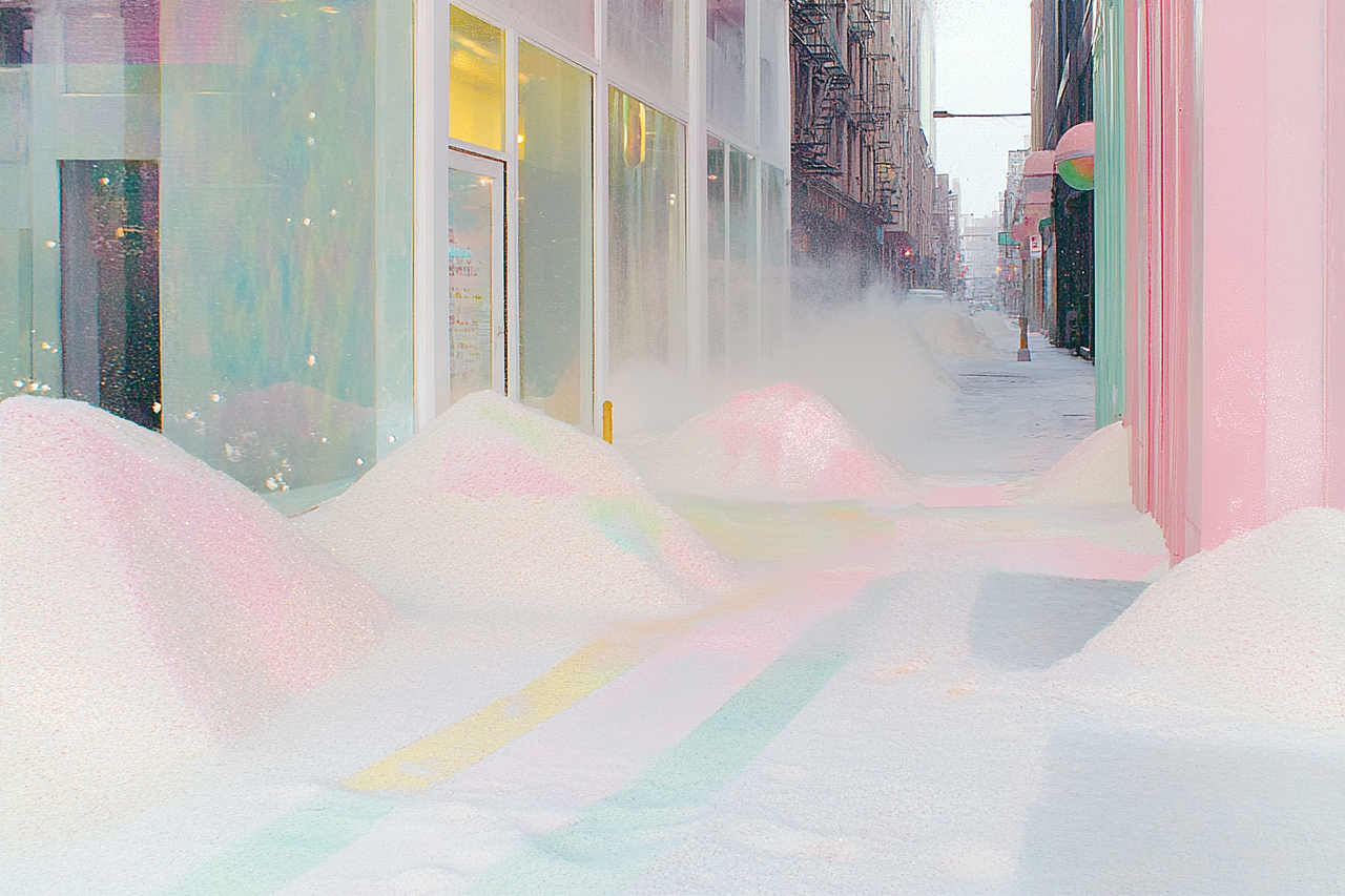 Visual illusion 100张 广东下雪/光/梦（图ZNDAwODQ0NTMy） - AI作品 - 站酷设计师清松珠宝课堂原创素材 - 站酷ZCOOL