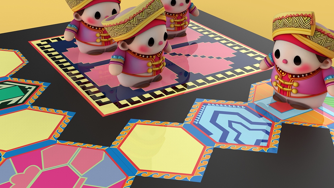 土家族飞行棋设计（图ZNDAwODQ2NzAw） - 包装 - 站酷设计师丞小飞原创素材 - 站酷ZCOOL