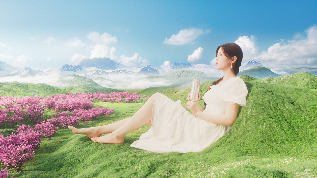 #风花雪月啤酒#杨超越#REYEE锐意制作（图ZNDAwODQ4NDE2） - 场景 - 站酷设计师简心心原创素材 - 站酷ZCOOL