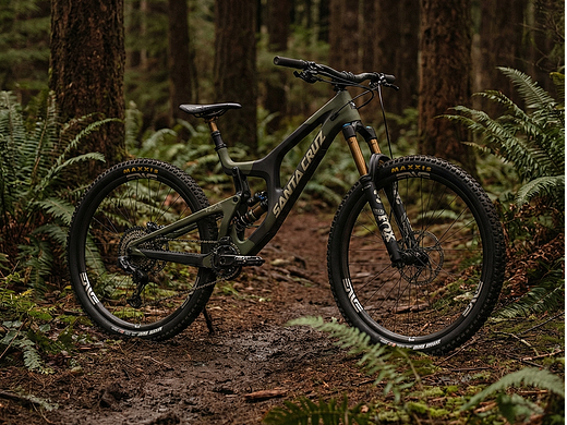 纯AI全链路生成山地自行车