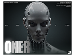 ONER - AI Powered Blockchain Technology WebDesign