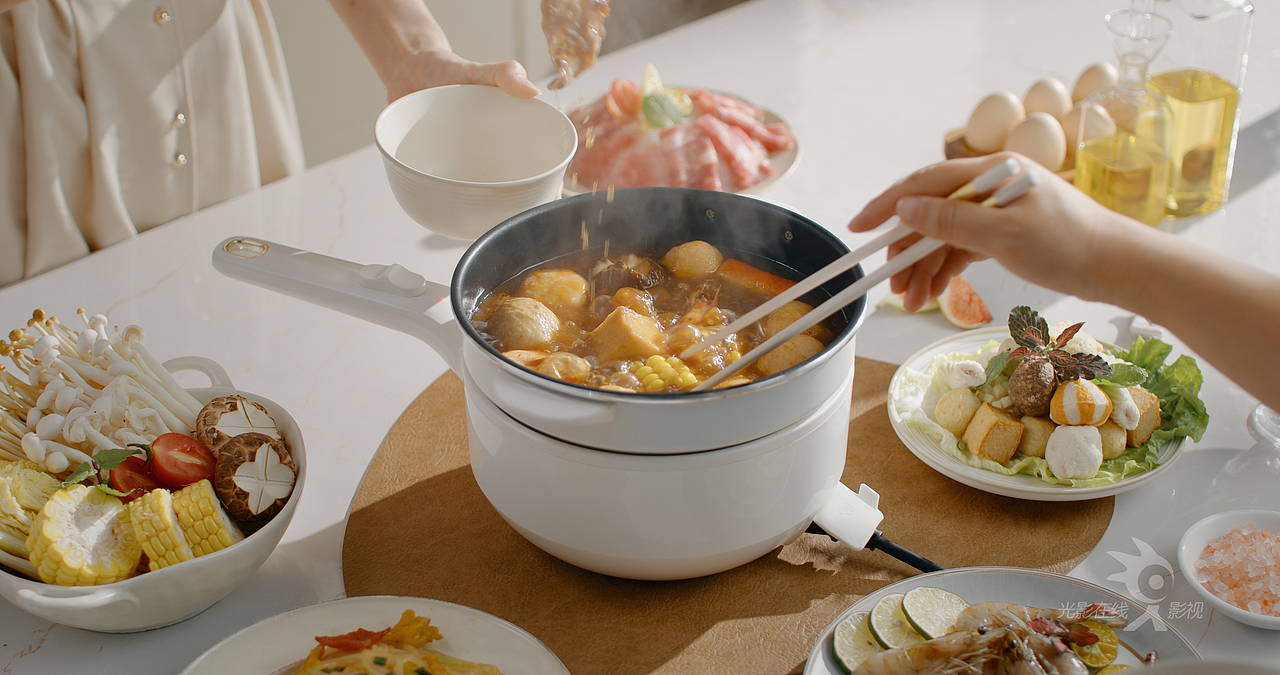 SUPOR苏泊尔电煮锅YK487A|电炒锅|电炖锅|电火锅|焖锅（图ZNDAwODU4MzMy） - 产品摄影 - 站酷设计师光影在线影视原创素材 - 站酷ZCOOL