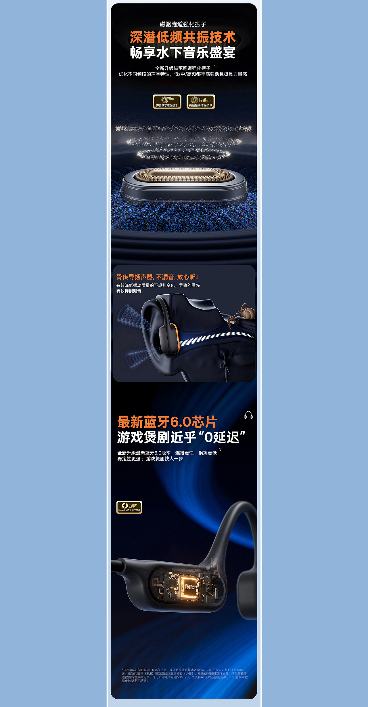 一款防水运动耳机的详情页（图ZNDAwODU5OTEy） - 电商 - 站酷设计师仲吾原创素材 - 站酷ZCOOL