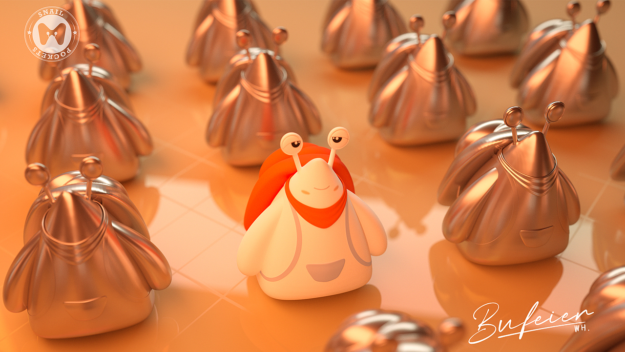 蜗牛口袋平台IP形象——小壳（图ZNDAwODYyNjY4） - IP形象 - 站酷设计师布feier原创素材 - 站酷ZCOOL