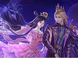 叶罗丽，金王子罗丽周年庆图