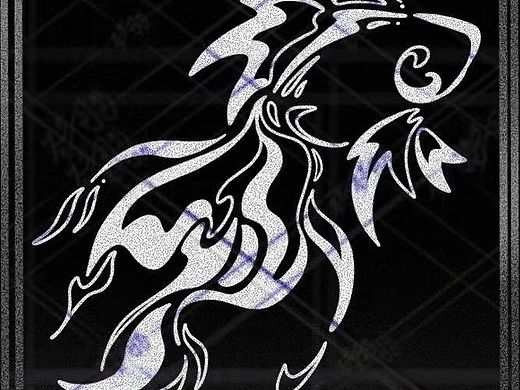 【金鱼】幻想生物设计  花纹素材