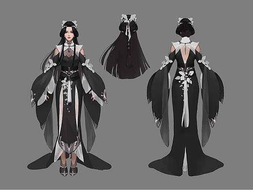 3dmax-古风大小姐女性角色模型制作教程。3dmax建模