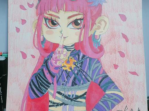 手绘二创《画江湖之不良人》玄冥教降臣尸祖