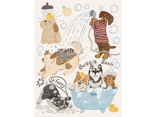 43-小狗泡泡浴-20251229