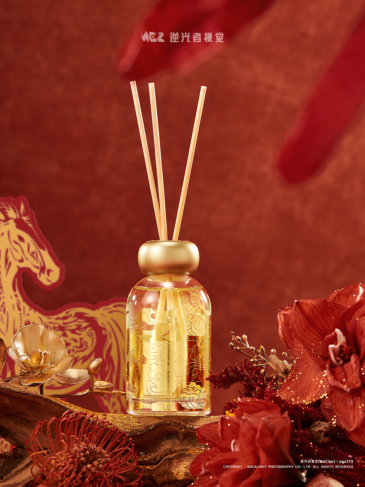 天马行空新年礼盒/香薰礼盒拍摄/宋朝香氛/逆光者视觉（图ZNDAwODc3MDI0） - 产品摄影 - 站酷设计师逆小光香薰摄影原创素材 - 站酷ZCOOL