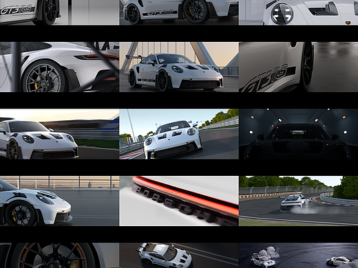 C4D保时捷动画短片《JUST DO IT》#新人学习临摹