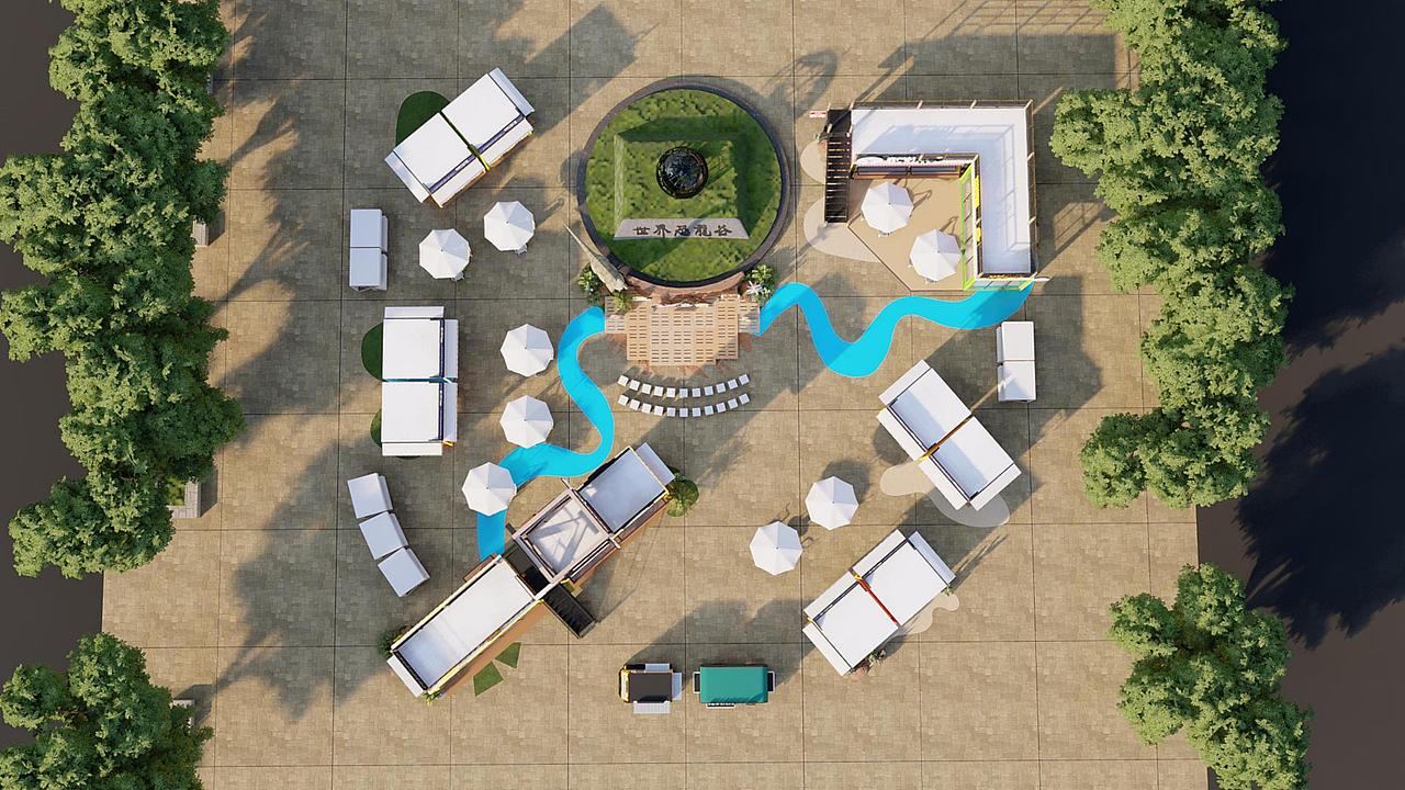 【恐龙谷】-集装箱创意市集设计 | 晓众品牌（图ZNDAwODgwNDIw） - 品牌 - 站酷设计师晓众品牌全案设计原创素材 - 站酷ZCOOL