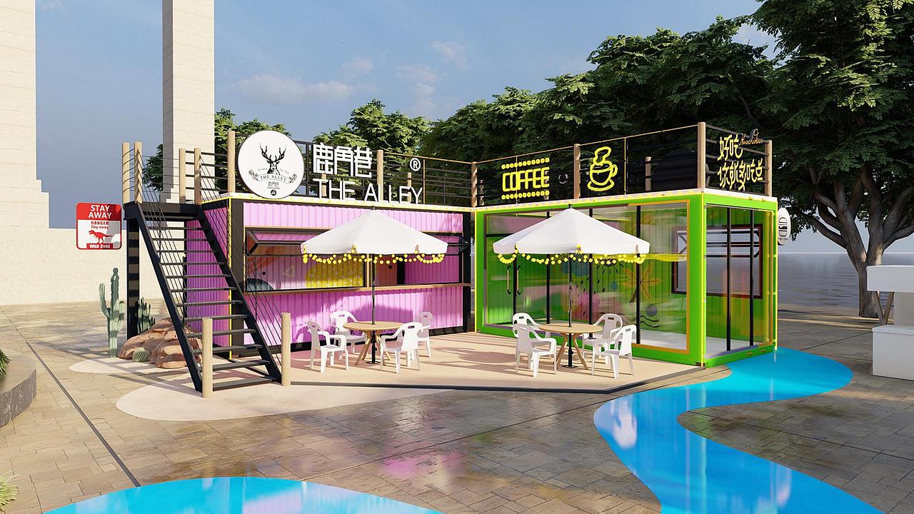 【恐龙谷】-集装箱创意市集设计 | 晓众品牌（图ZNDAwODgwNDQ4） - 品牌 - 站酷设计师晓众品牌全案设计原创素材 - 站酷ZCOOL