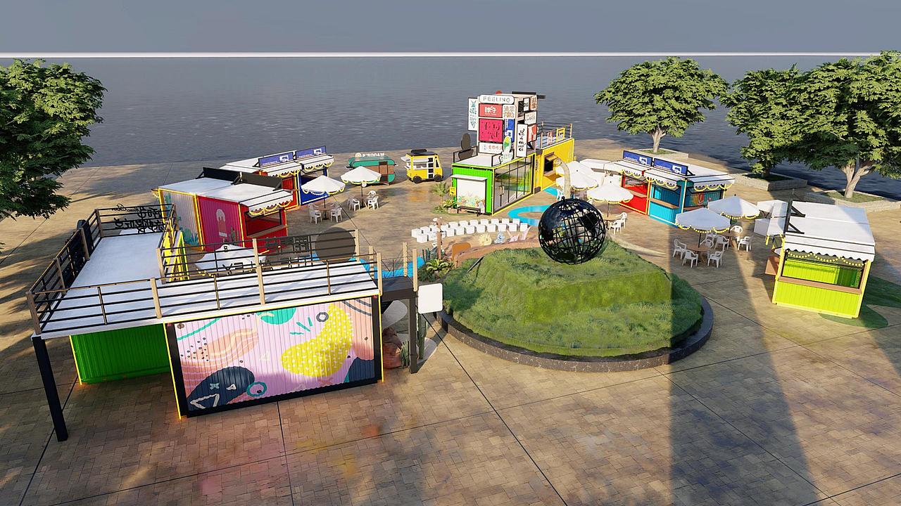 【恐龙谷】-集装箱创意市集设计 | 晓众品牌（图ZNDAwODgwNDUy） - 品牌 - 站酷设计师晓众品牌全案设计原创素材 - 站酷ZCOOL