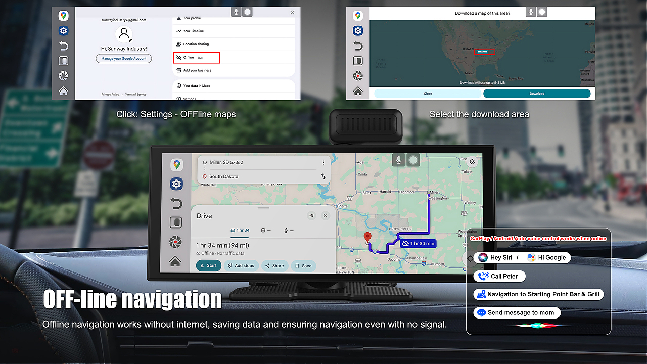 1080P Dual AI CarPlay DVR (8-Core Android 15)（图ZNDAwODgyMzc2） - 电子产品 - 站酷设计师TimiZhao原创素材 - 站酷ZCOOL