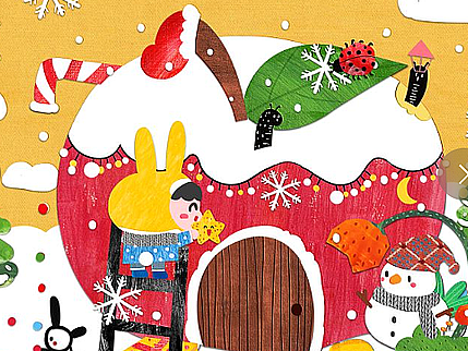 拼貼 I 圣誕節(jié)來啦，和我一起來掛星星吧?。▊€(gè)人主頁-ZNzI5NTAyODQ=） - 創(chuàng)作習(xí)作 - 站酷設(shè)計(jì)師Kiki啊mom原創(chuàng)素材 - 站酷ZCOOL