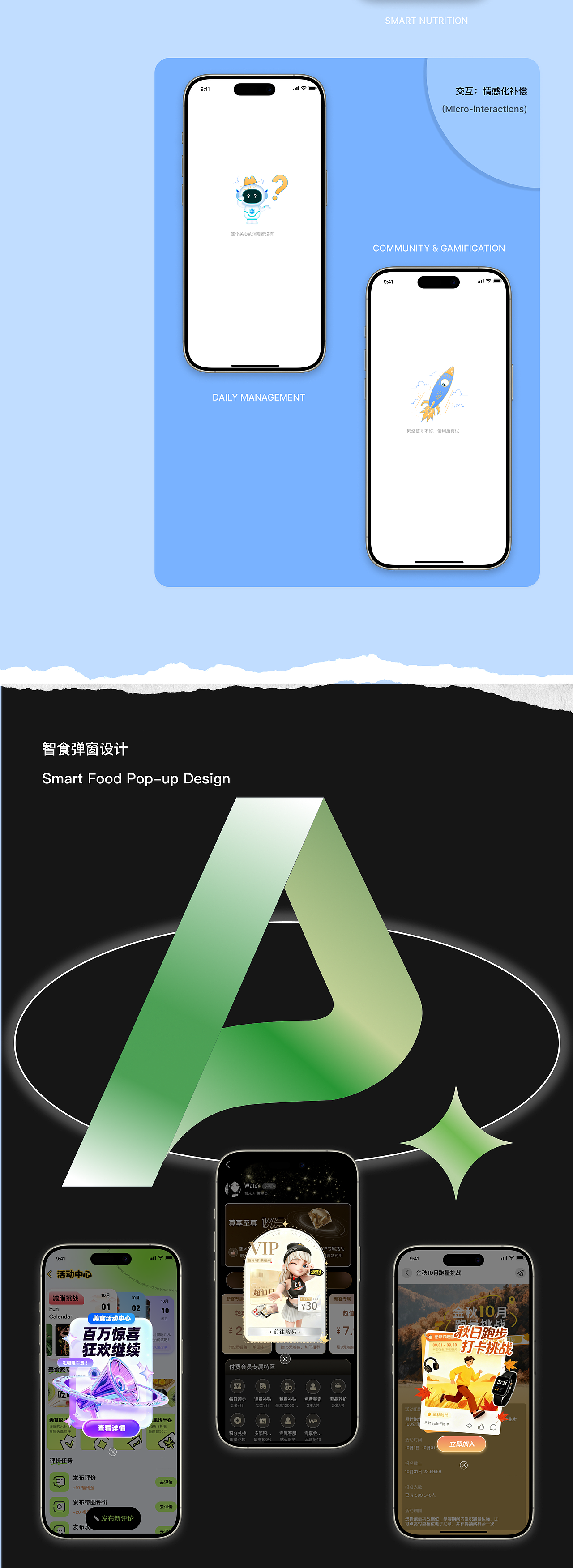 引导页，空白页，弹窗设计，智食的衍生（图ZNDAwODkxNDMy） - APP界面 - 站酷设计师清城water原创素材 - 站酷ZCOOL